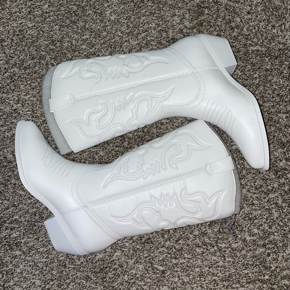 White Cowboy Boots